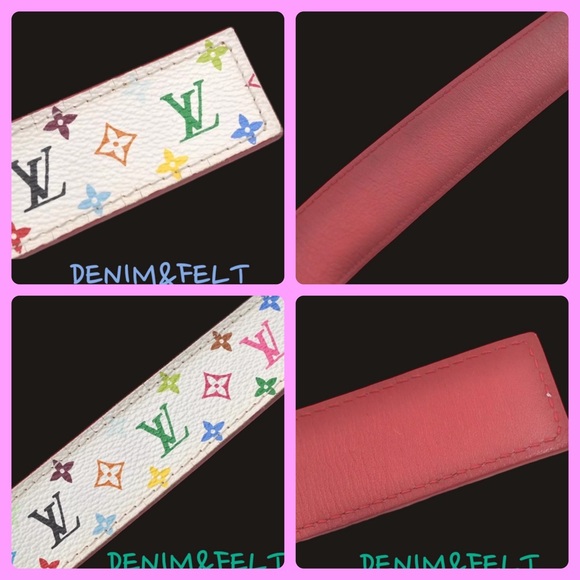 Louis Vuitton Women’s White/Multi Color Monogram Multicolor Ceinture Belt 85|34 - Picture 12 of 16